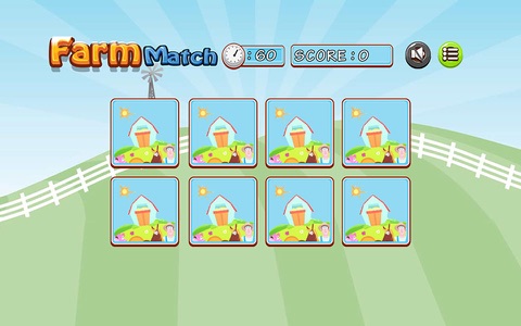 Farm Match Card Brain Training Game screenshot 3