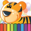 Coloring My Cute Zoo Animals for Preschool boy and girl