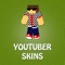 “PE Youtuber Skins for Minecraft Game” is the best database of Youtuber skins you want in Minecraft