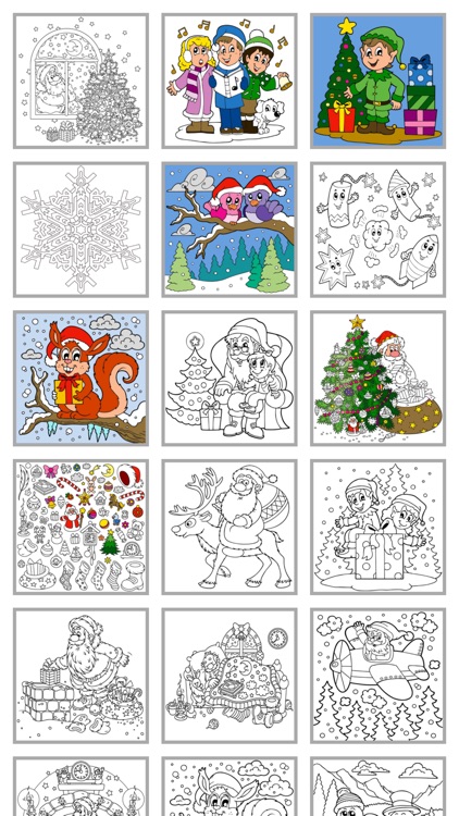 Coloring for kids (Christmas)