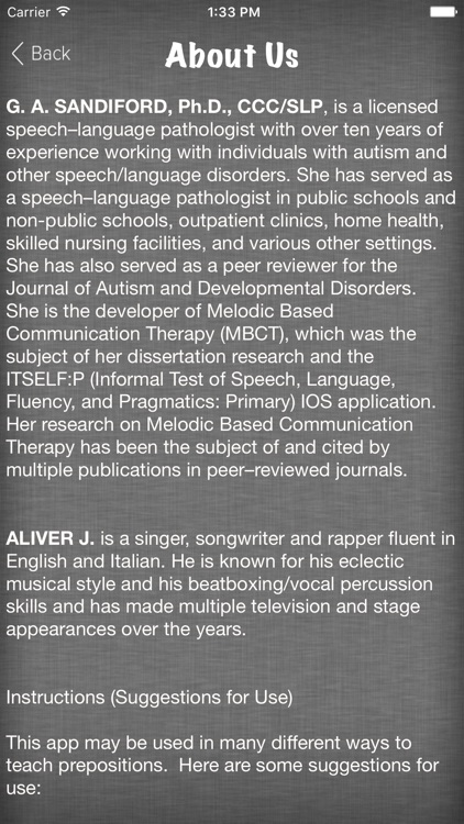 Melodic Based Communication Therapy - Prepositions screenshot-4