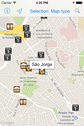 Leisuremap Portugal, Camping, Golf, Swimming, Car parks, and more screenshot 2