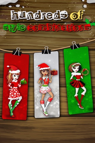 Christmas Party Costume Salon - XMas Santa Girl Dress Up for Winter Holidays screenshot 4
