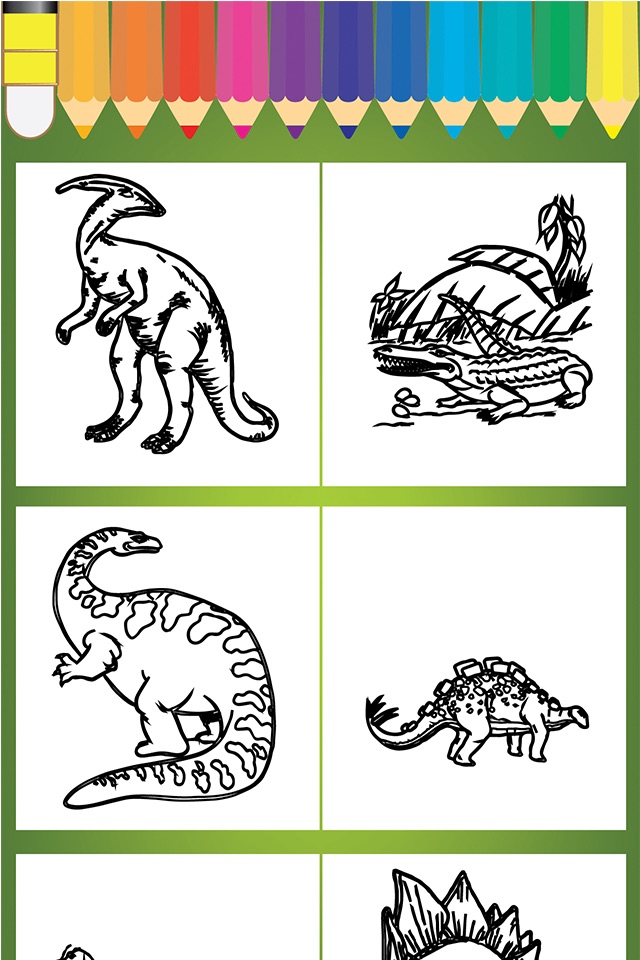 Dinosaur Coloring book and learn abc Alphabet 123 Numbers screenshot 2