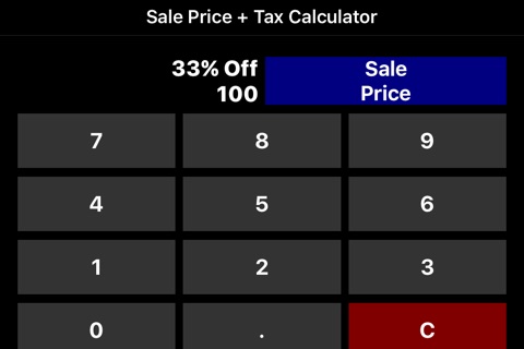 Sale Price + Tax Calculator for Clearance & Discount Shopping screenshot 4