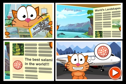 Cat around the World. Alpine Lakes screenshot 2