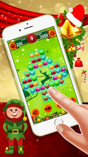 Candy Celerity : - A match 3 puzzles for Christmas season(圖3)-速報App