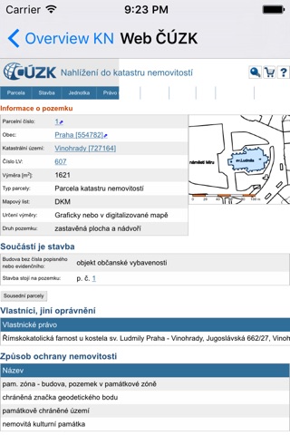 iPozemky screenshot 4