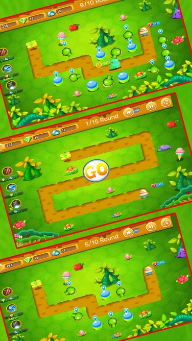 Protéger Eggs Défense: Defend avec des plantes et Cute Monsters coureurs de terrainCapture d'écran de 2