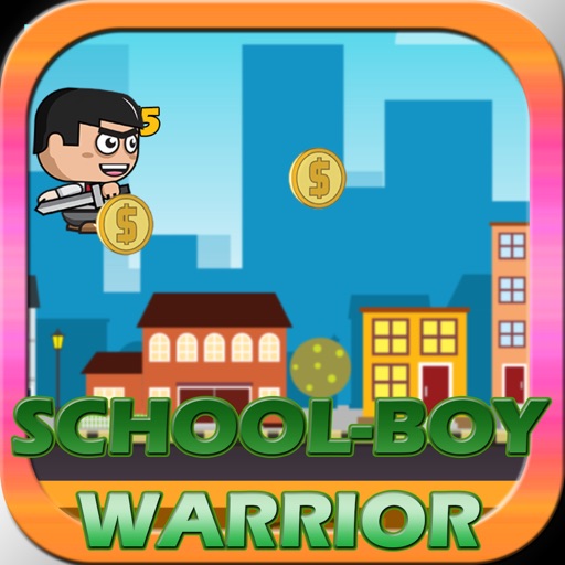 Adventure of School Boy Warrior Icon
