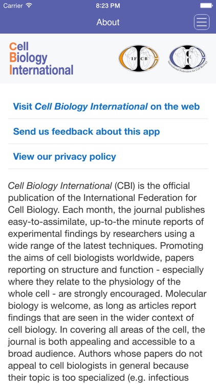 Cell Biology International