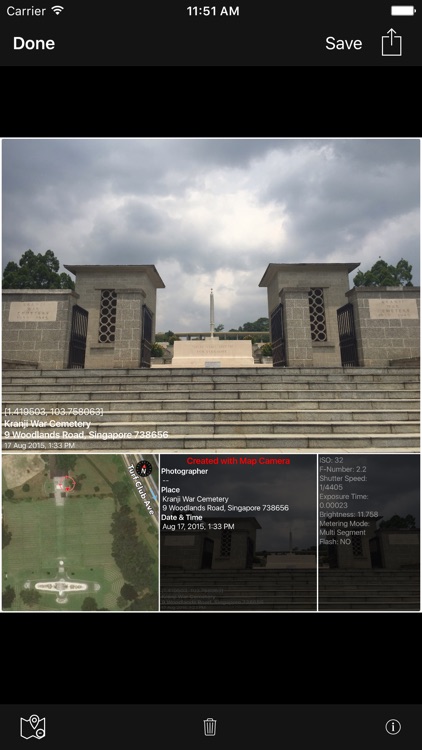 Map Camera: Append a Map to your Photo screenshot-3