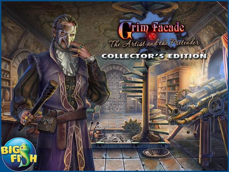 Grim Facade: The Artist and The Pretender HD - A Mystery Hidden Object Game (Full) screenshot-4