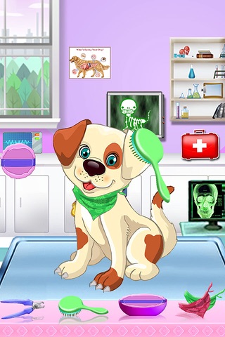 Puppy Care Salon animal jungle girls games screenshot 2