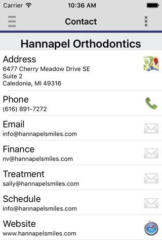 Hannapel Orthodontics screenshot 2
