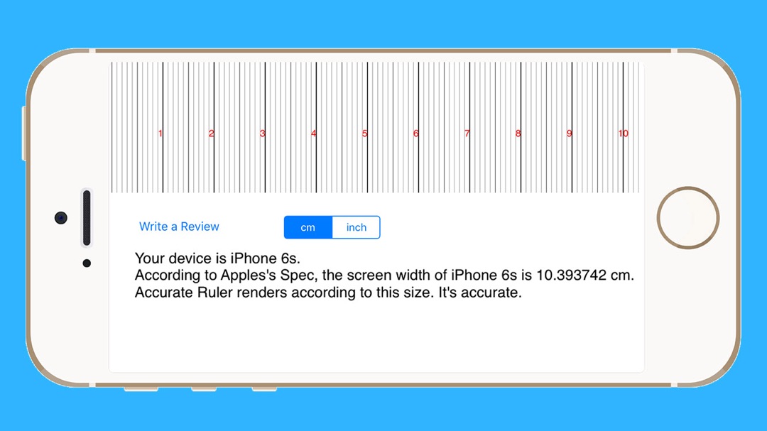 ruler for iphone 6s