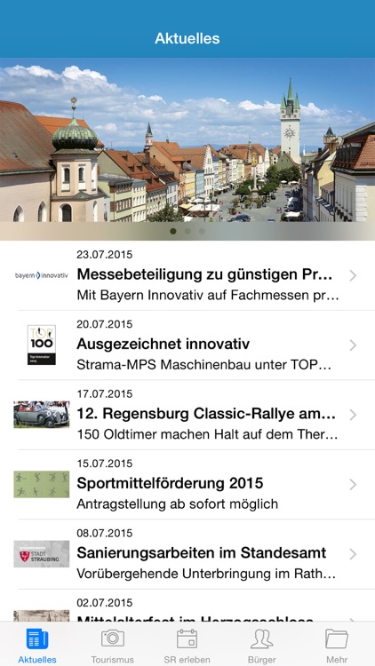 Straubing – die offizielle App der Stadt Straubing