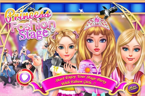 Princess beauty Fashion Stage makeup & makeover girls games screenshot 2