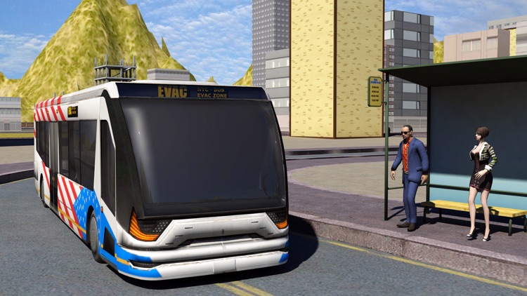 Grand City Driving Bus 3d Parking  Simulator screenshot-3