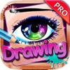 Drawing Desk Eyes : Draw and Paint Coloring Books Edition Pro