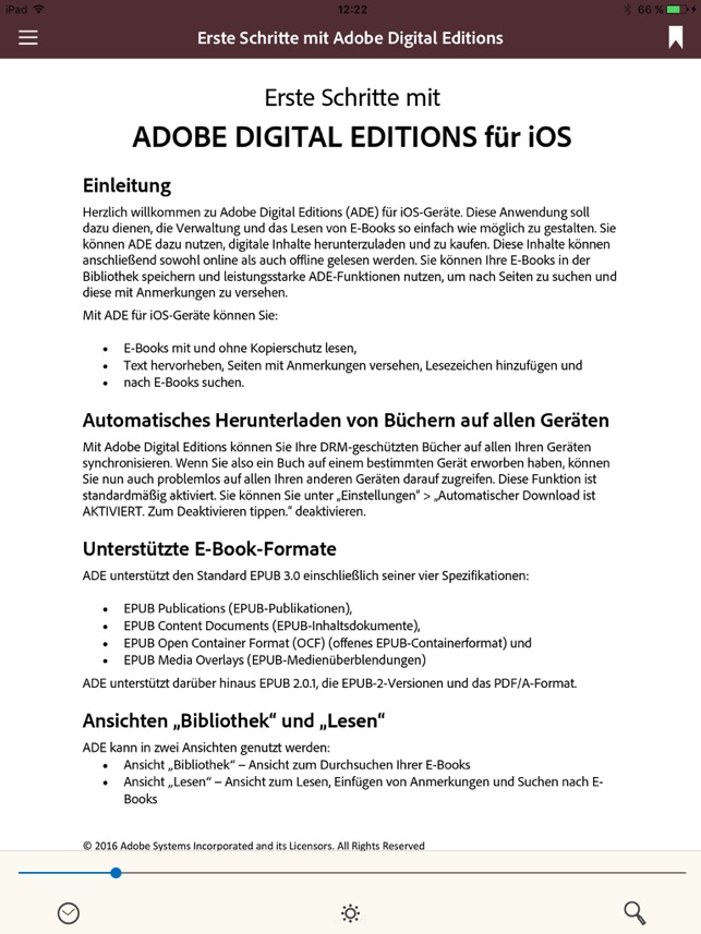 Adobe Digital Editions Im App Store