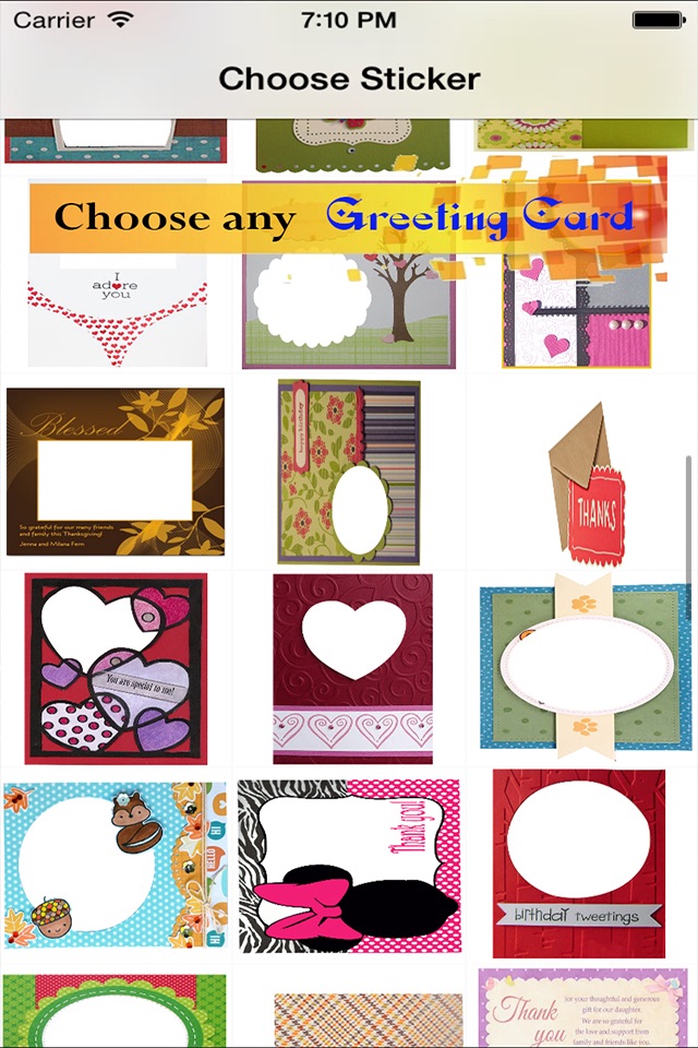 PostEcards- Best Thanksgiving Quotes Stickers & Photo Personalized Greeting Cards screenshot 3