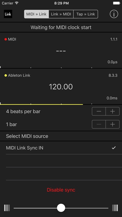 MIDI Link Sync