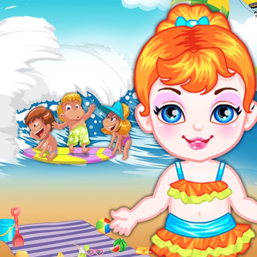 Baby Beach Friends free makeover HD games Icon