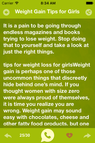 Weight & Height Gain Tips For Men, Women Teenagers screenshot 3