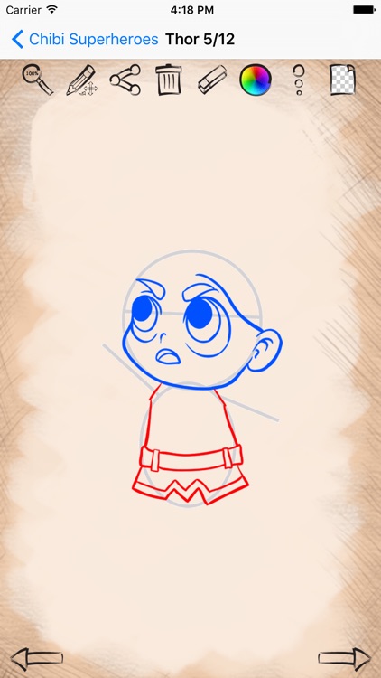 Draw Tiny Superheroes