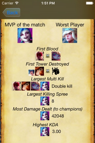 Ranked matches for League of Legends screenshot 2