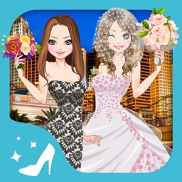 Las vegas wedding - Dressup and Makeup game for kids who love weddings