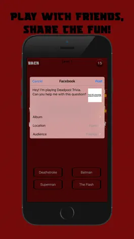 Game screenshot TRIVIAPOOL - Quiz Game for the real Deadpool fan apk