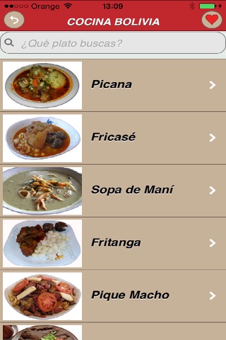 Cocina Bolivia screenshot 3