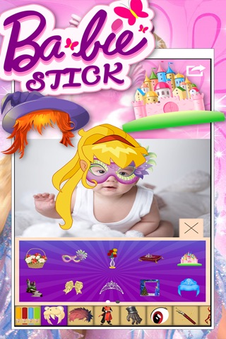 Manga & Anime Babie Sticker Camera - Rainbow Dash Dress Up Booth Monster screenshot 3