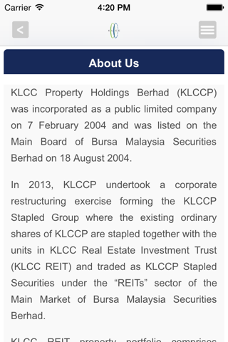 KLCCP Stapled Group screenshot 2