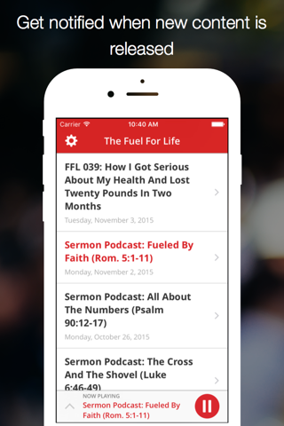 The Fuel For Life - Audio Content From Pastor Bogdan Kipko screenshot 2
