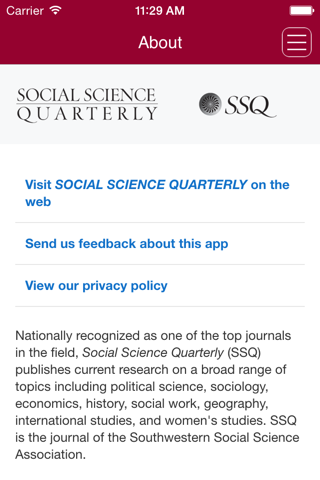 Social Science Quarterly screenshot 3