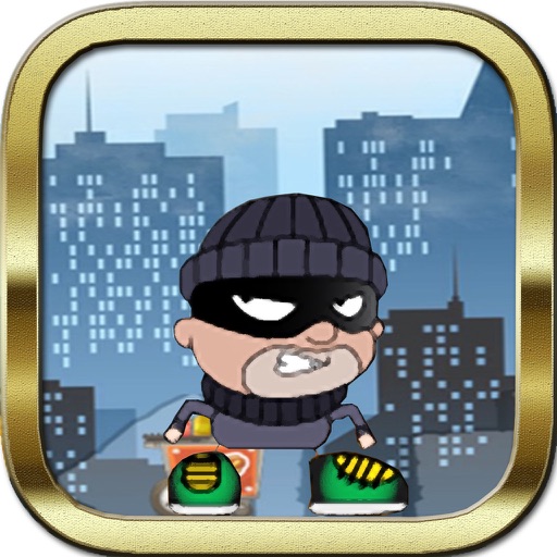 Crazy Burglar Jump & Race Game Icon