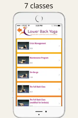 Game screenshot Lower Back Yoga - 7 Classes mod apk