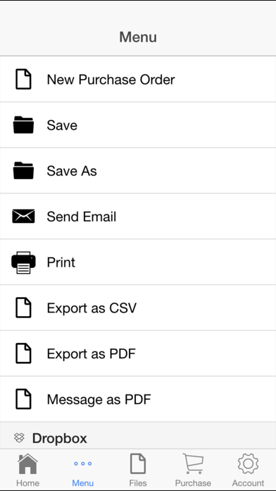 How to cancel & delete Purchase Order from iphone & ipad 4