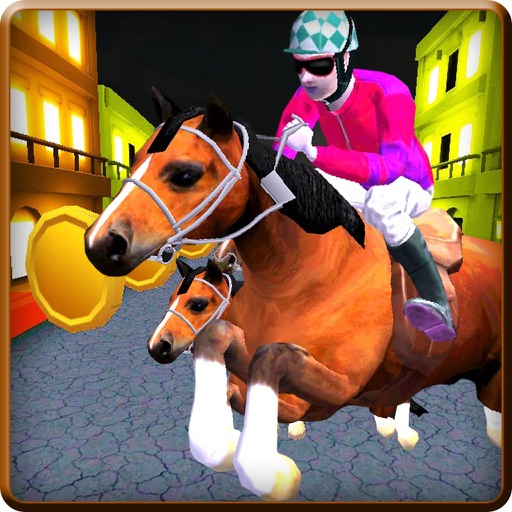 Horse Rider City Race Icon