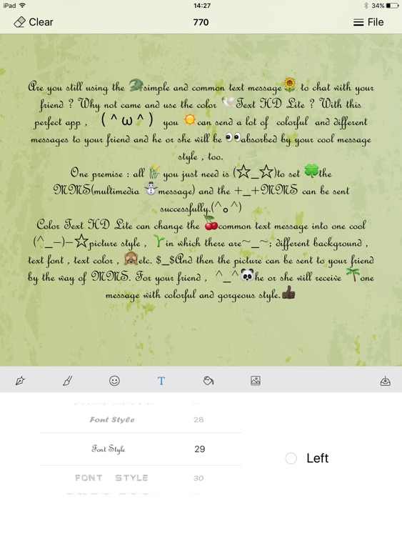 Color Text HD Lite screenshot-3
