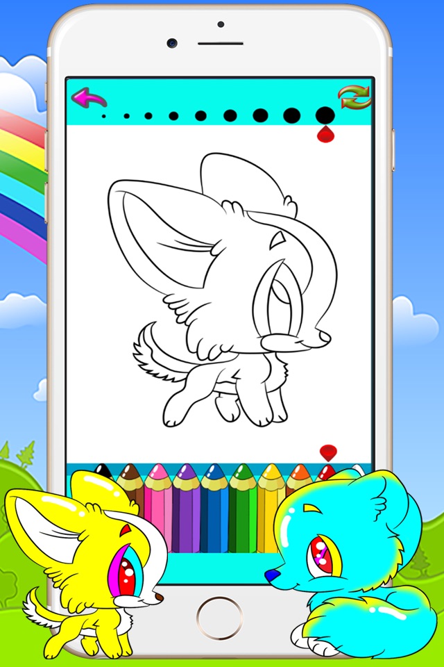 Drawing Painting Puppy - Coloring Books Games For Toddler Kids and Preschool Explorers screenshot 2