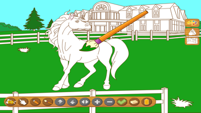 How to cancel & delete Coloringbook Horses  – Color, design and play with your own little horse and pony from iphone & ipad 3