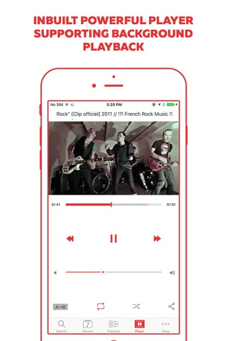 French Music App – French Music Player for YouTube screenshot 2