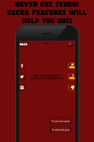TRIVIAPOOL - Quiz Game for the real Deadpool fan screenshot 3