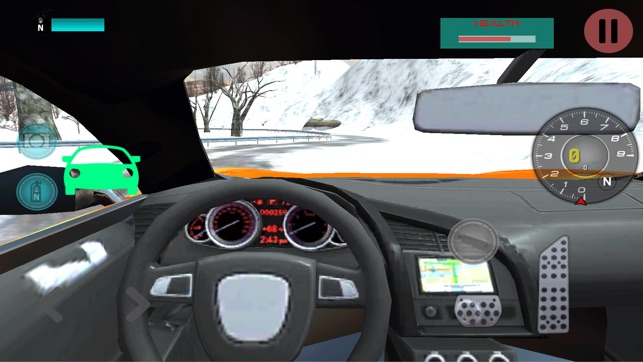 Car Driving 3D : Free Snow Hill Landscape Simulator 2016(圖4)-速報App