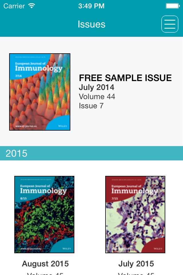 European Journal of Immunology screenshot 2