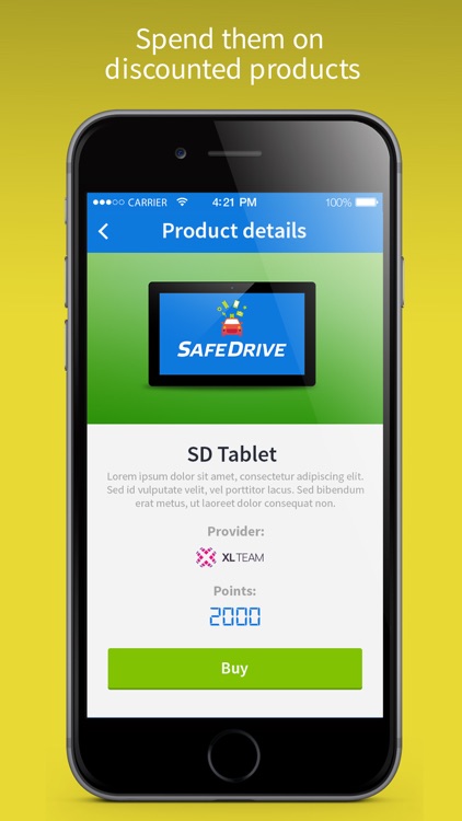 SafeDrive get points for NOT texting while driving screenshot-3